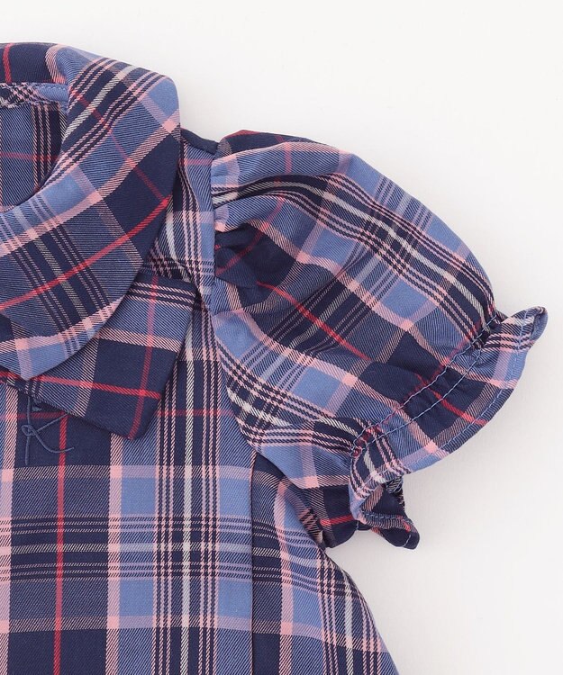 組曲 KIDS 【90-100cm】ブリティッシュ ワンピース ネイビー系3