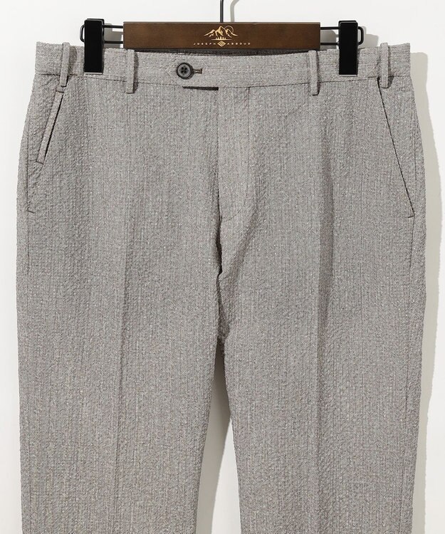 JOSEPH ABBOUD 【ウエストも伸びる！ストレッチ・洗える・軽量・防しわ・速乾・エコ撥水】ライトウェーブパンツ ベージュ系