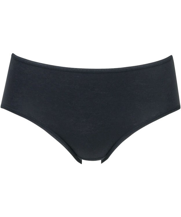 Wing ショーツ 【綿の贅沢オーガニック】 はきこみ丈ふつう EC2100 ウイング／ワコール ブラック