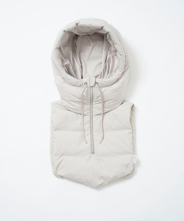 KWD 【日本製】HOOD DOWN PARTS グリーンダウン フードダウンパーツ グレージュ