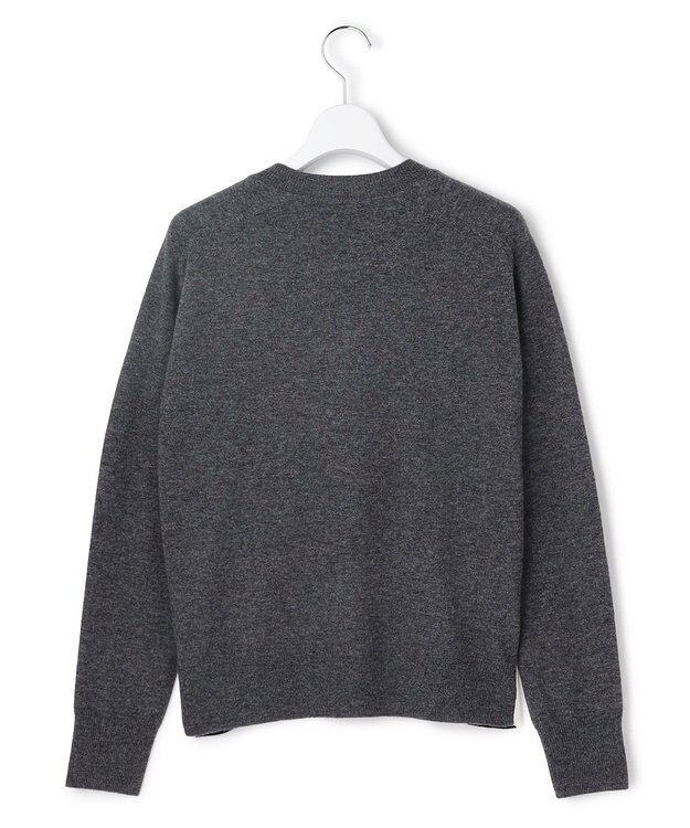 ICB 【30th ANNIVERSARY】 カシミヤブレンド 配色デザインプルオーバー クラウディスカイ