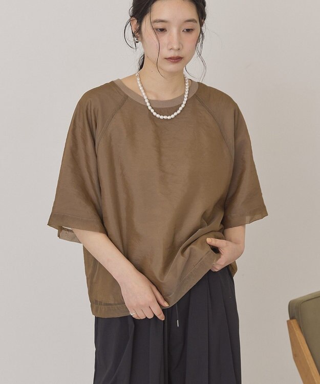 AMERICAN HOLIC シアーレイヤードプルオーバー Mocha