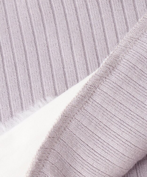 組曲 KIDS 【90-100㎝】ファー トレーナー ライトグレー系