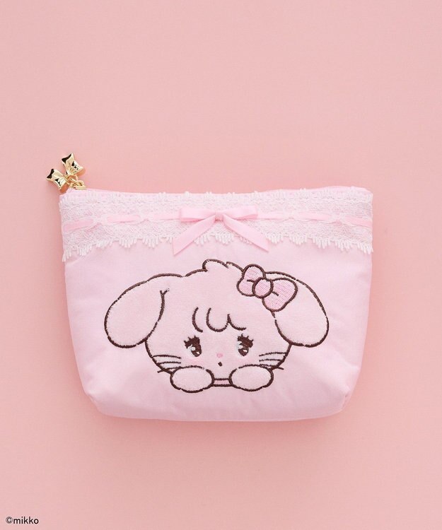 Maison de FLEUR Lil ala mode ポーチ Pink