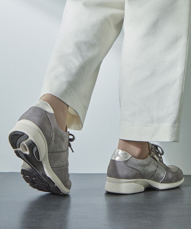 ASICS WALKING ペダラ レデイース スニーカー グレー系