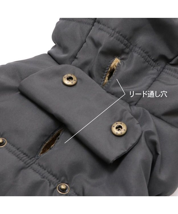 PET PARADISE ペットパラダイス 防寒フード付コート 中型犬 大型犬 ブラック