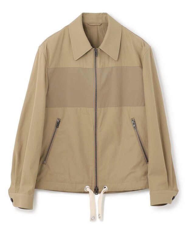 JOSEPH HOMME GASSED LIGHT TWILL ZIP BLOUSON ベージュ系