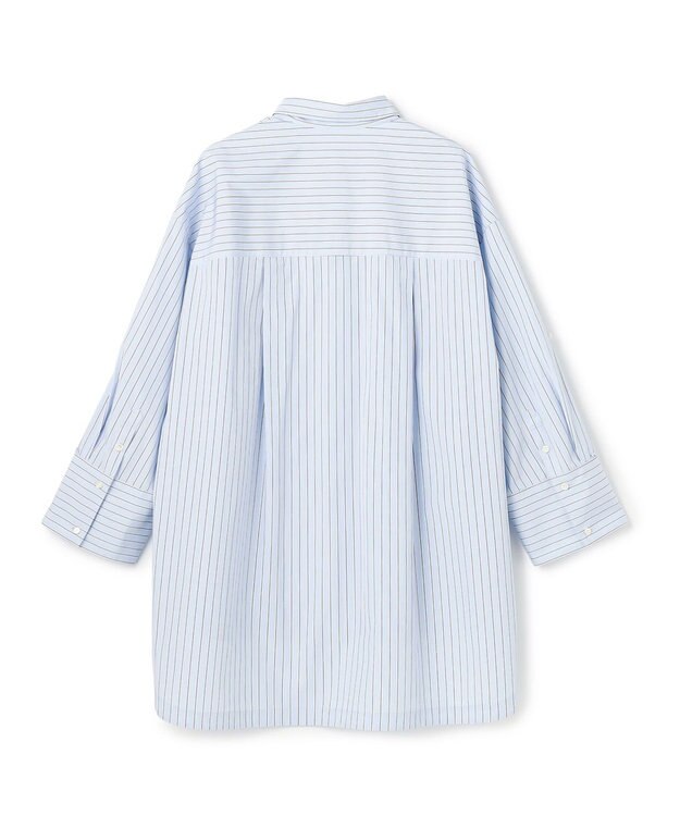 uncrave THOMAS MASON BIGシャツ ブルーストライプ