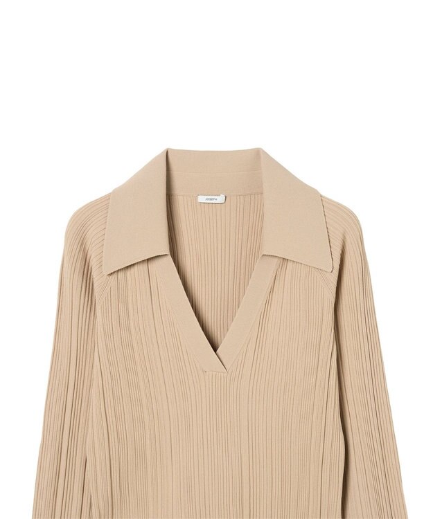 JOSEPH ニットプリッセ　ロングスリーブニット Powder