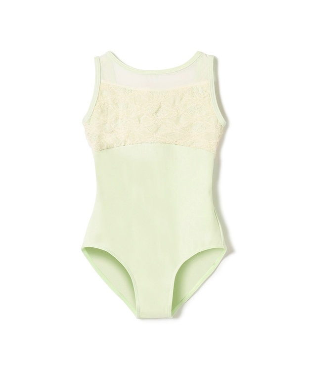 Chacott ノースリーブレオタード リーフグリーン