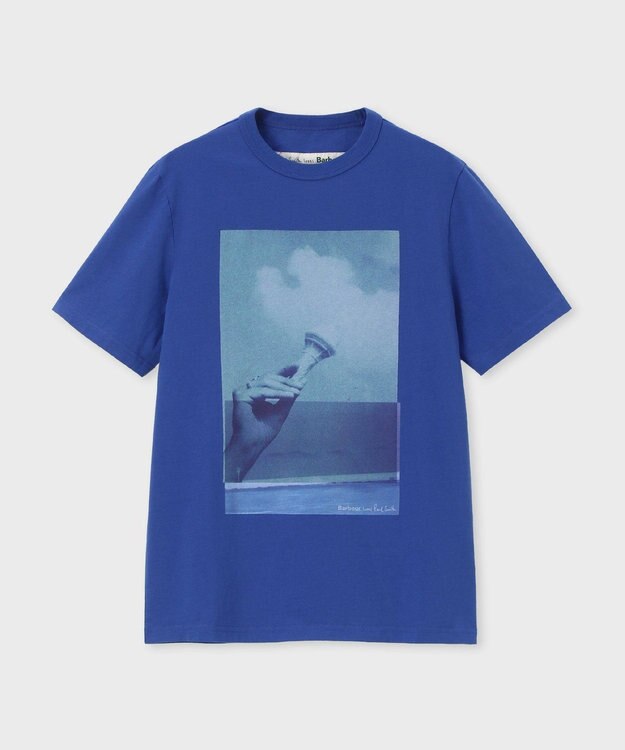 Paul Smith Paul Smith Loves Barbour Scoop Tシャツ ブルー