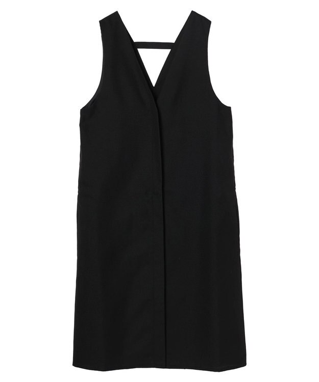 Green Parks ３ｗａｙで着られるツイード風ジャンスカ Black