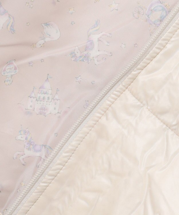 ANY KIDS 【洗濯機OK】中綿 Aライン コート ミルキーベージュ