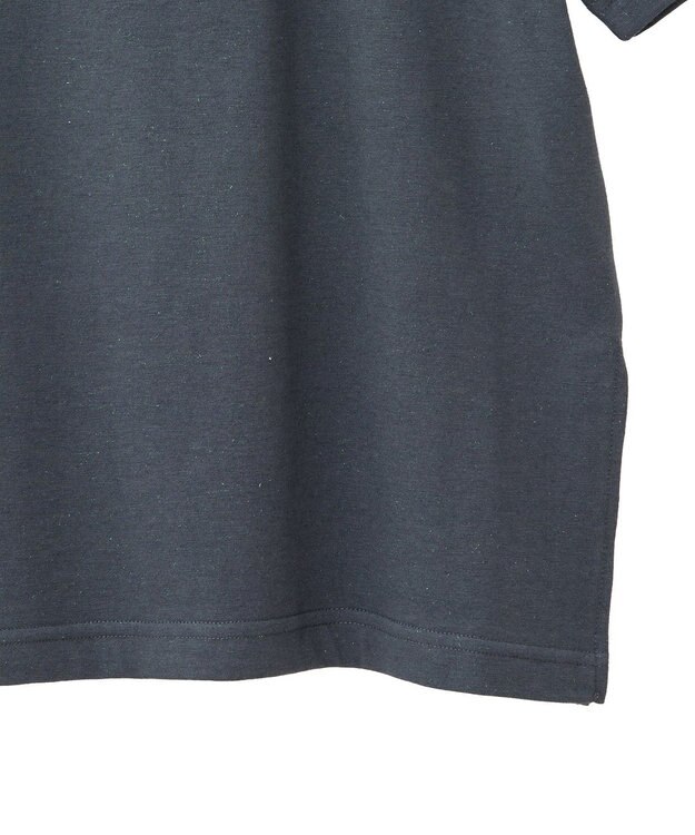 CRAFT STANDARD BOUTIQUE ラメ天竺フォトプリントTEE Charcoal Gray