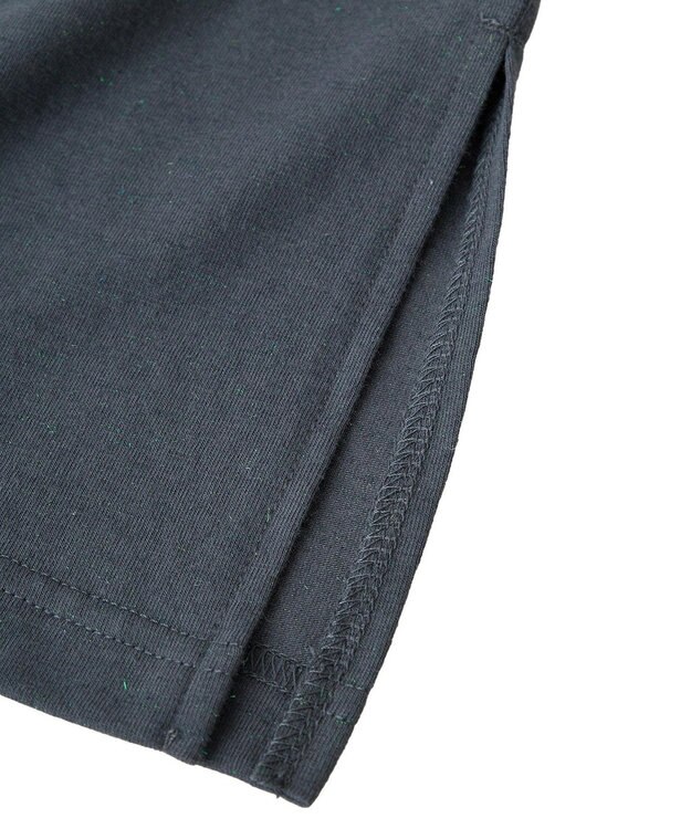 CRAFT STANDARD BOUTIQUE ラメ天竺フォトプリントTEE Charcoal Gray