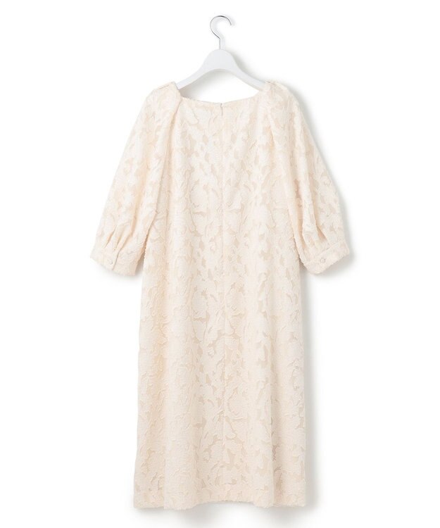 23区 S 【APPLAUDIR】シュエットジャカード ドレス ベージュ系