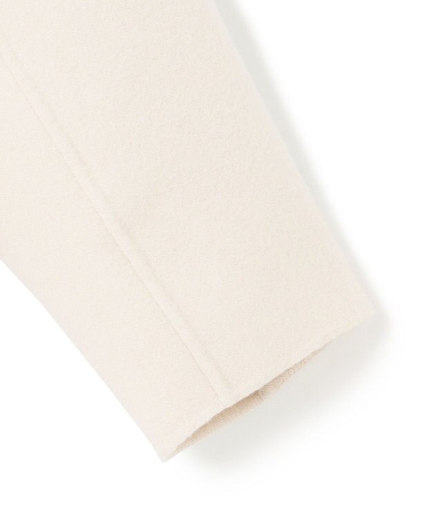 23区 L ウールライトリバー ノーカラー ショートコート ベージュ系