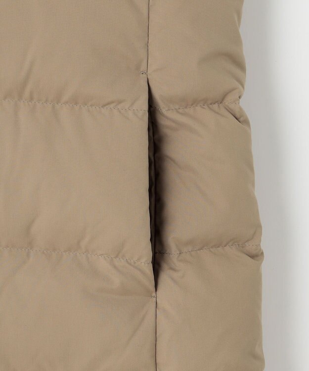 J.PRESS LADIES S ブラッシュドマルチポリ ダウンベスト キャメル系