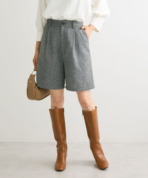 Green Parks ラメツィードショートパンツ