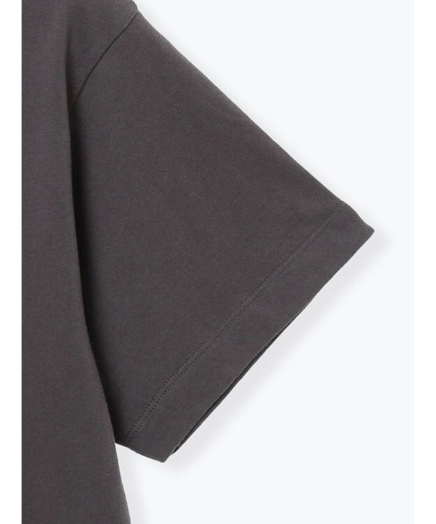 Te chichi 【Disney】MICKEY/ロゴプリントTシャツ チャコールグレー