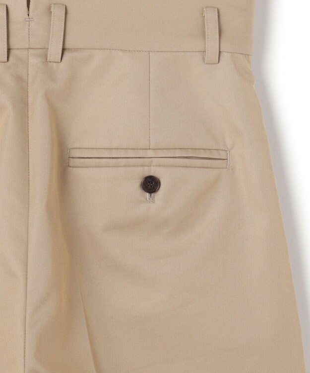 uncrave チノギャバジン ショートトラウザー ベージュ