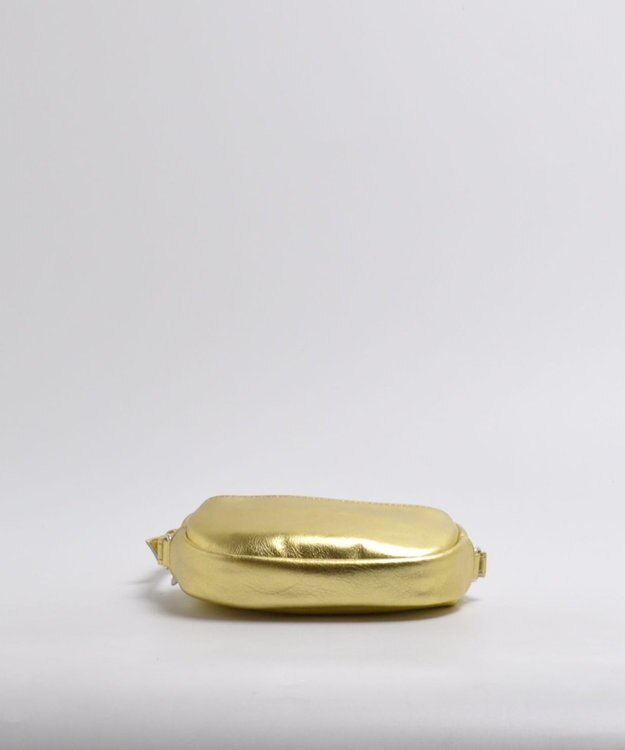 blancle メタリックレザー ラウンドショルダー GOLD