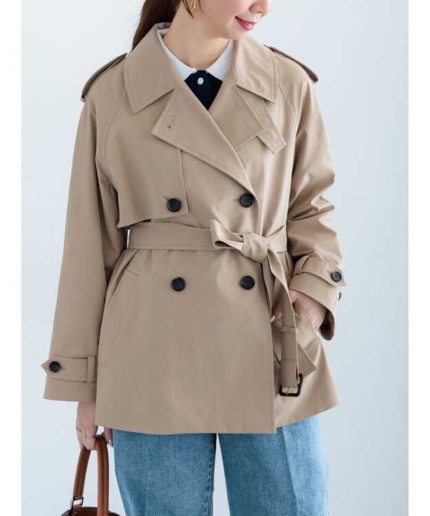 Te chichi ミドルトレンチコート ベージュ