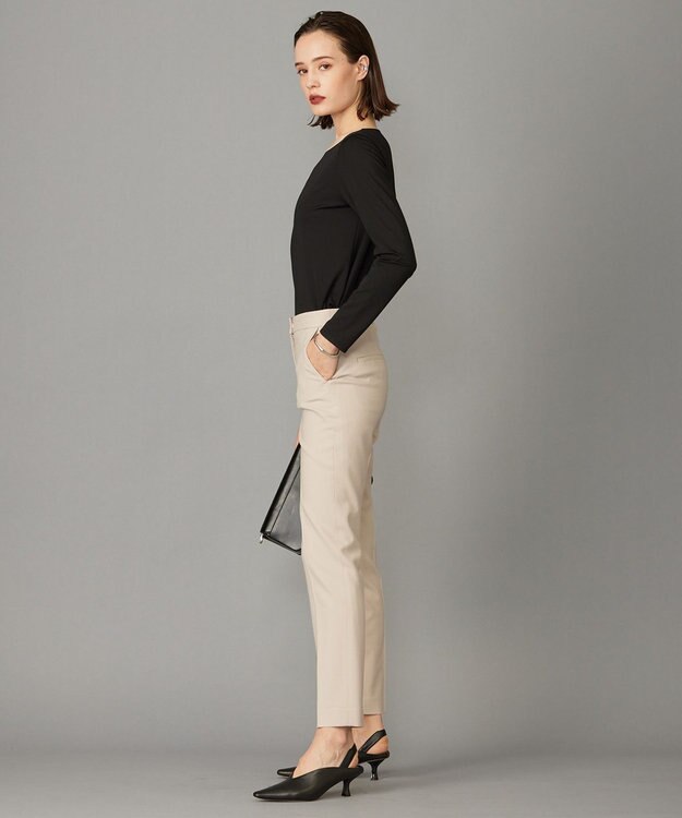 ICB L 【洗える】コンパクトモクロディ プルオーバー ブラック系