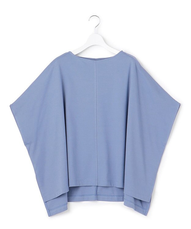 J.PRESS YORK STREET 【WOMEN】ファブリックスリーブ プルオーバー ブルー系