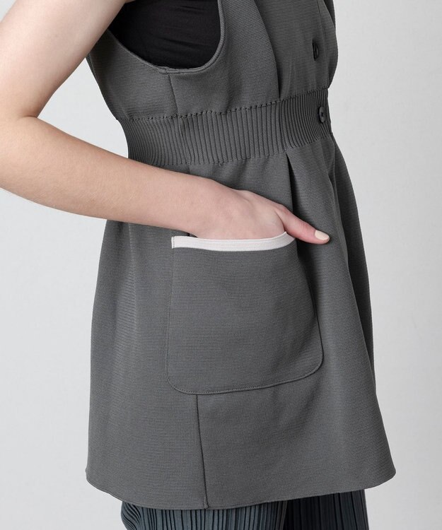 TRICOTE ニットジレ 95GRAY