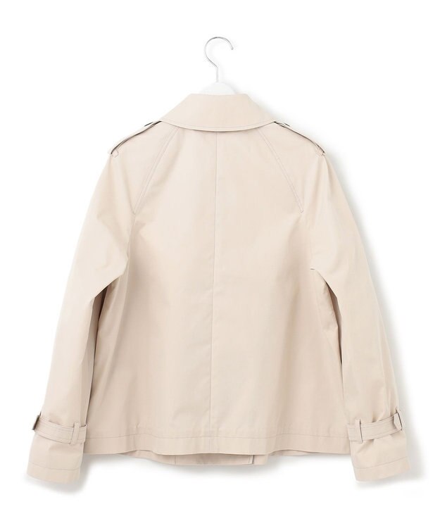 23区 コットンポリエステルギャバジン ショート トレンチ コート ベージュ系