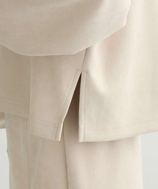 Green Parks ・ＥＬＥＮＣＡＲＥ　ＤＵＥ　スエードポンチハーフＺＩＰ Ivory