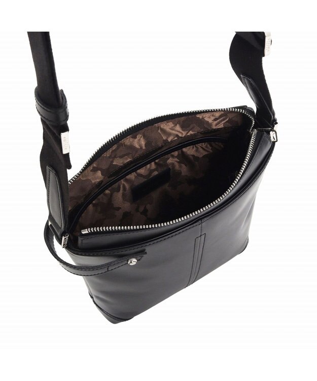 ACE BAGS & LUGGAGE ultima TOKYO バート ショルダーバッグ メンズ レザー 革 タテ型 70111 ウルティマトーキョー ブラック