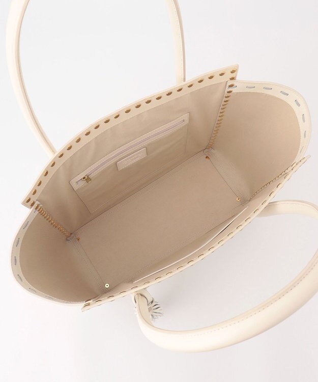 GRACE CONTINENTAL Studs tote bag エクリュ