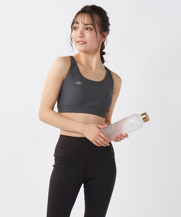 OP／FILA 【Kappa】Yバックスポーツブラ グレー