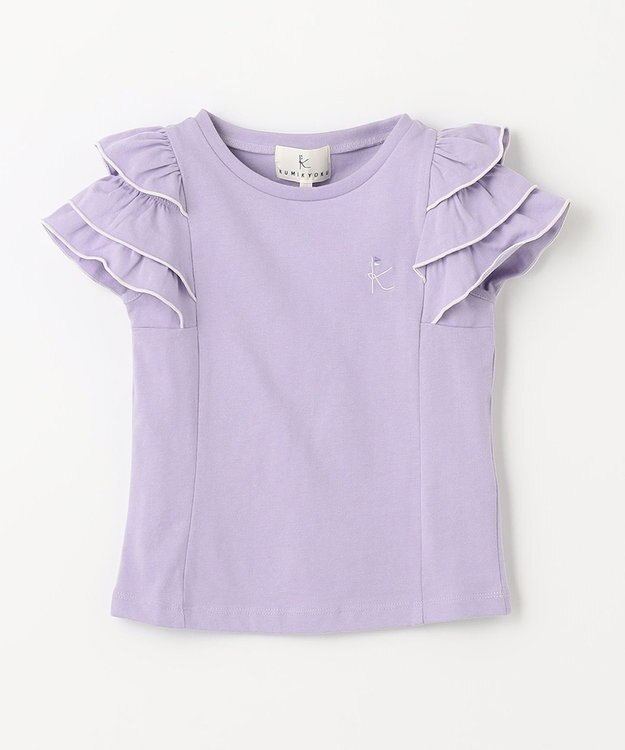 組曲 KIDS 【110-140㎝】メローメロー Tシャツ ラベンダー系