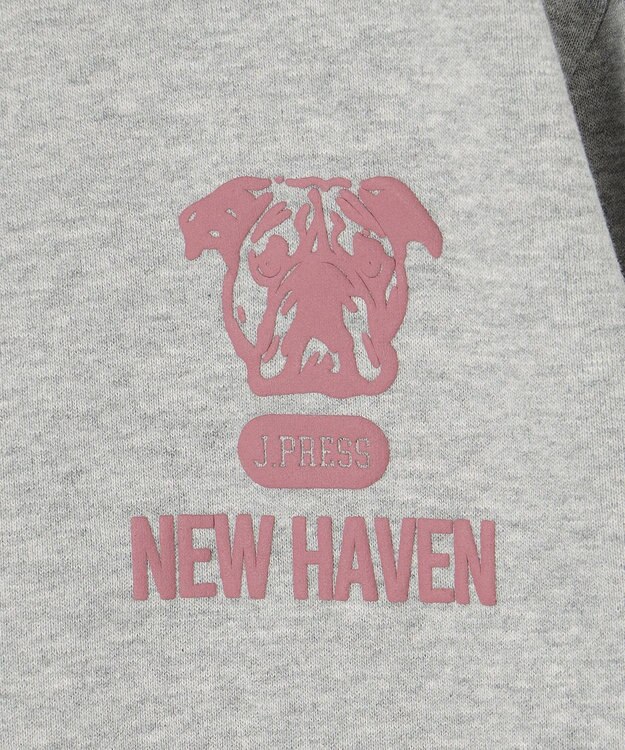 J.PRESS MEN 【WEB・一部店舗限定】ハーフジップスウェット グレー系