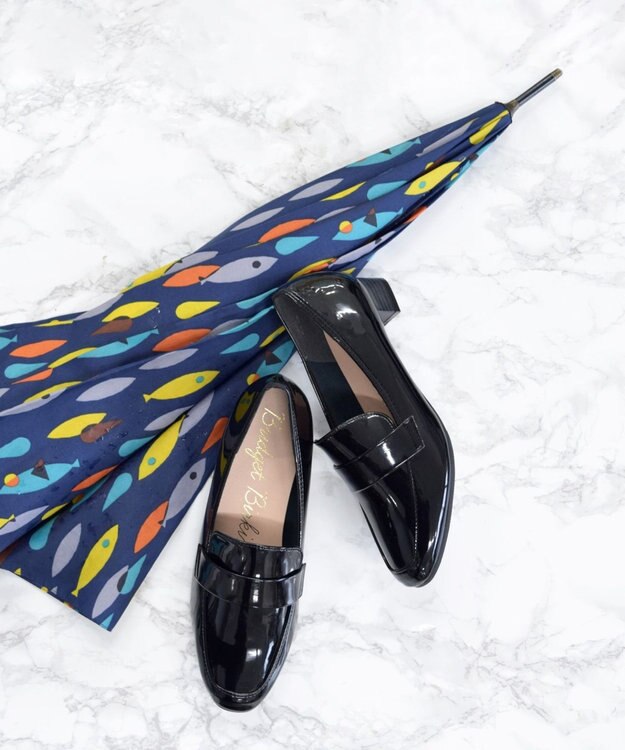 Bridget Birkin 【Bridget Birkin】レインローファー ブラックエナメル