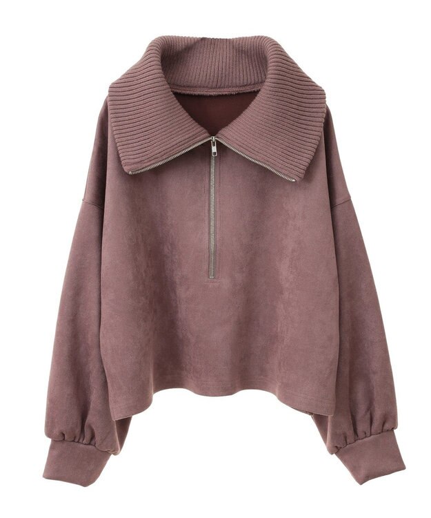 Green Parks ・ＥＬＥＮＣＡＲＥ　ＤＵＥ　スエードポンチハーフＺＩＰ Pink