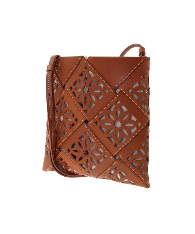 genten サスカットバスケット ショルダーバッグ チャ