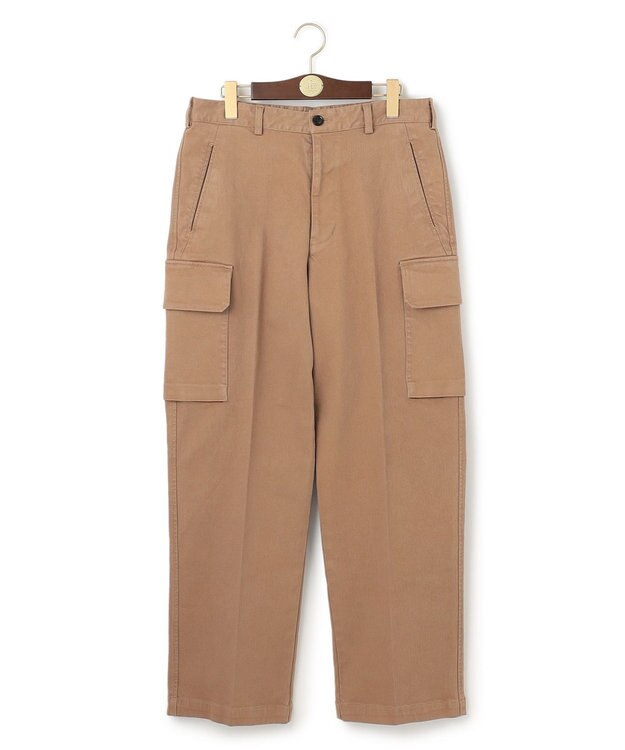J.PRESS MEN コットンピケストレッチ カーゴパンツ ベージュ系