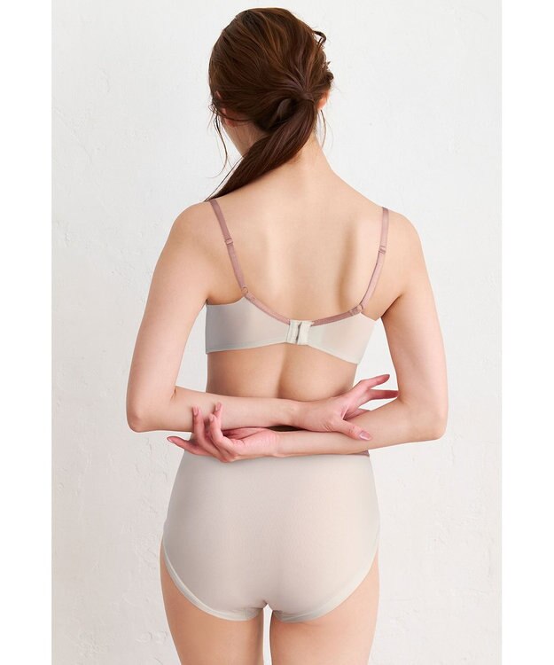 WACOAL WEB限定 ショーツ 【ハグするブラ】 BMM700とペア はきこみ丈ふかめ 段差ができにくい(後ろ裾) レディース PMM600 /ワコール アイボリー