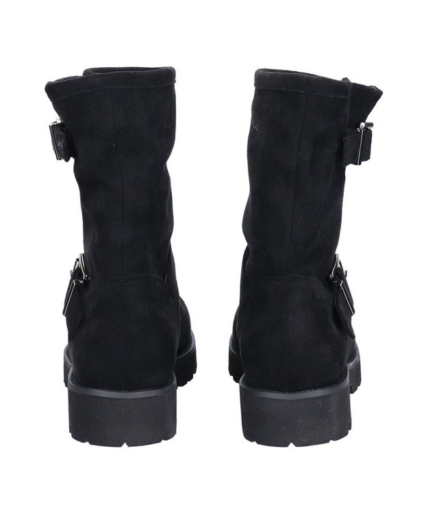 Bridget Birkin 【Bridget Birkin】オブリークトウエンジニアブーツ ブラックスウェード