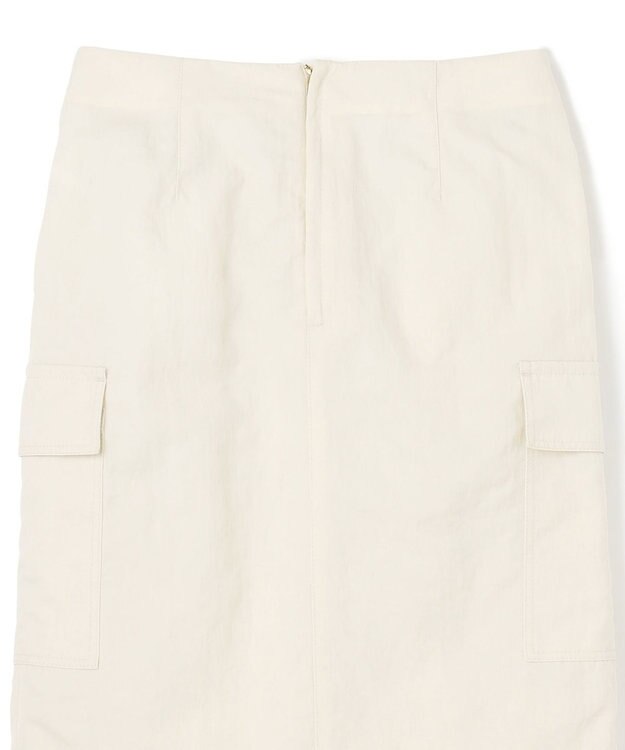 BEIGE， 【洗える】ACANTHUS / カーゴディティールコクーンタックスカート Ecru