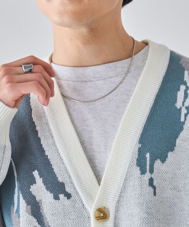 WEGO オーバーフィットパターンカーディガン 柄4