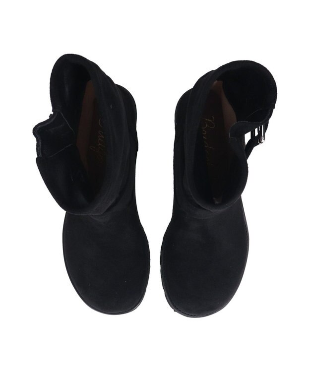 Bridget Birkin 【Bridget Birkin】オブリークトウエンジニアブーツ ブラックスウェード