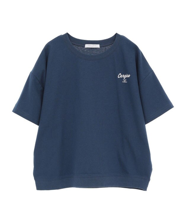 Green Parks さがら刺繍Ｔシャツ Navy