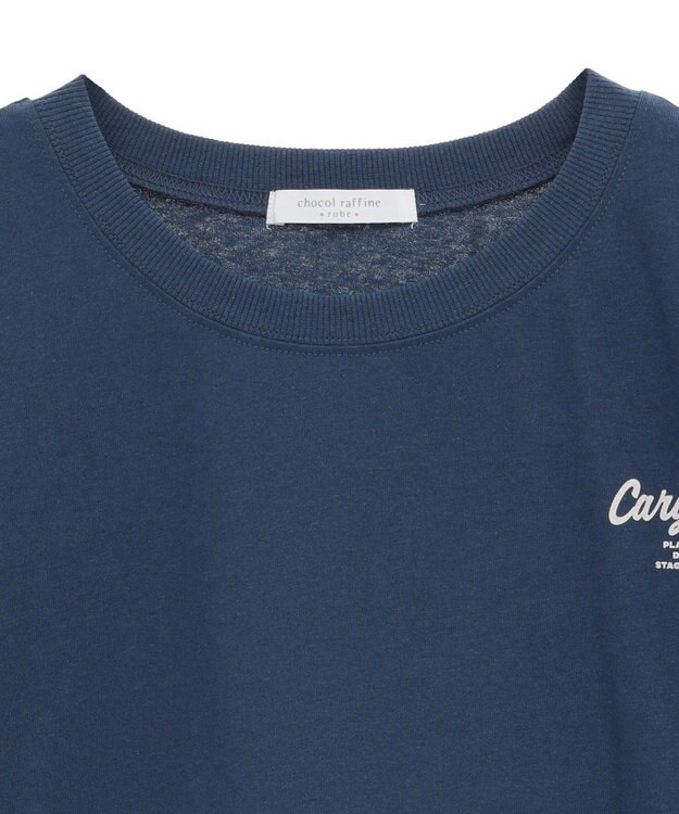 Green Parks さがら刺繍Ｔシャツ Navy