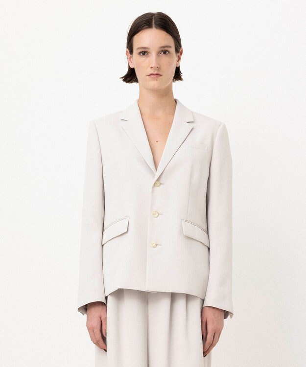 NAVE 【ReNAVE・洗える/UVカット】スパンポリエステル ジャケット ベージュ系