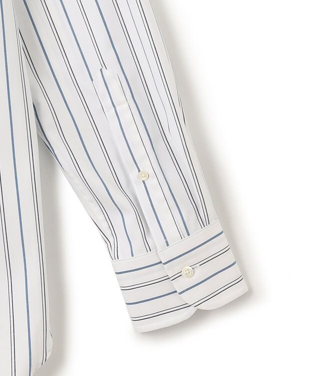 J.PRESS MEN 【WEB・一部店舗限定】PINOXリズムストライプシャツ/B.D. ターコイズブルー系2